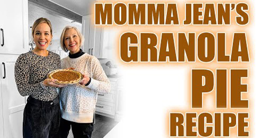 Granola Pie Recipe | Momma Jean's Granola Pie | Best Thanksgiving Dessert