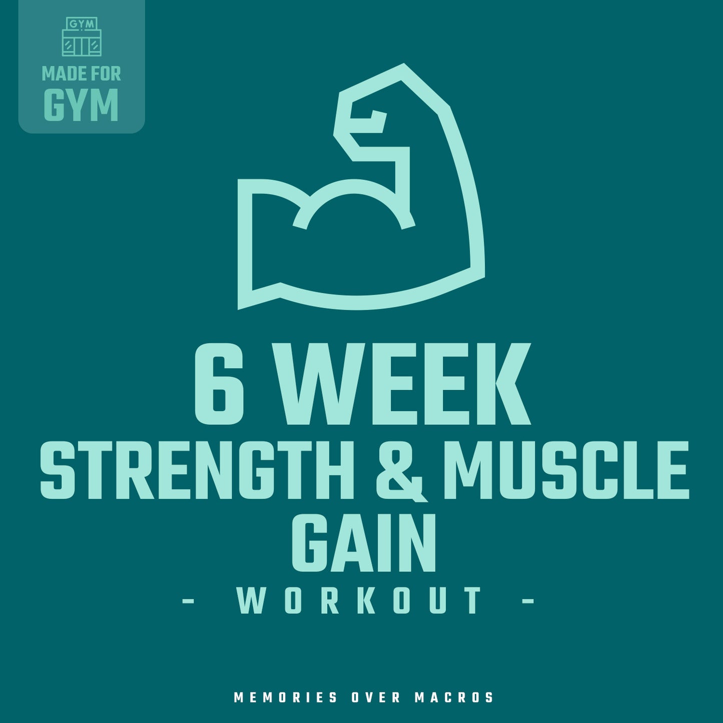 6 Week Strength & Muscle Gain (Gym Workouts)